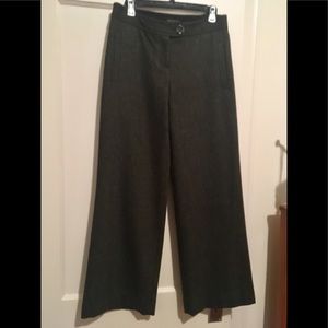 Limited wide leg tweed lined dress pants